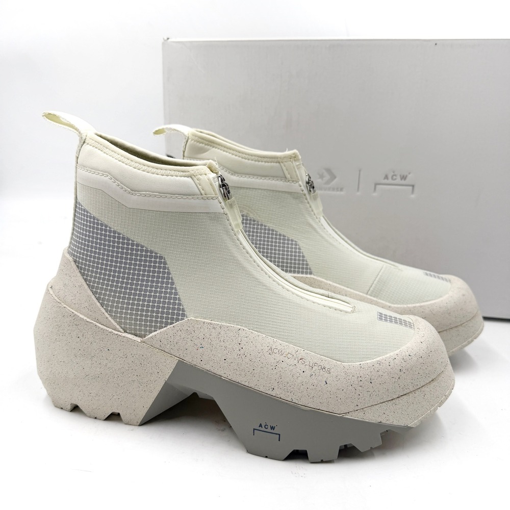 Converse ACW Chuck 70 Geo Forma Hi Boot Lily White Poppy Sz 7 Women / 5 Men